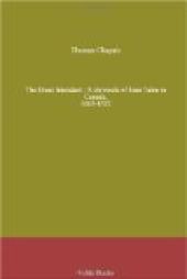 The Great Intendant : A chronicle of Jean Talon in Canada, 1665-1672